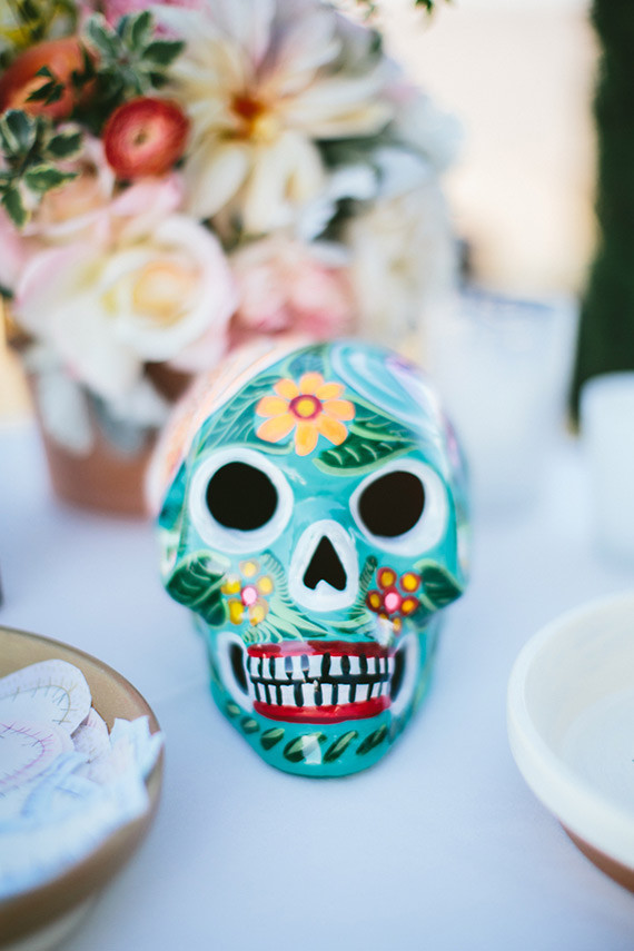 Mexican Day of the Dead themed wedding Wedding Inspiration
