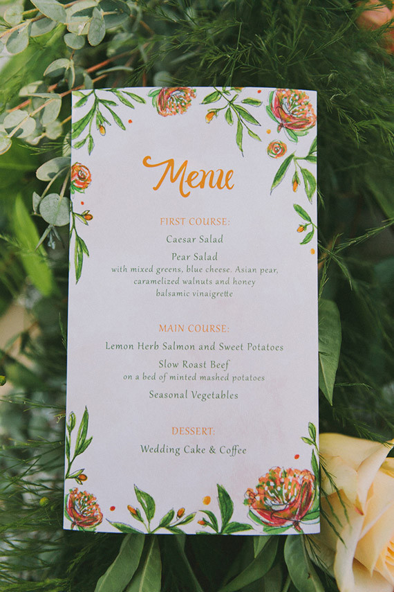 Orange Wedding Inspiration
