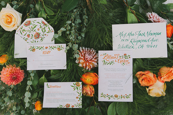 Orange Wedding Inspiration