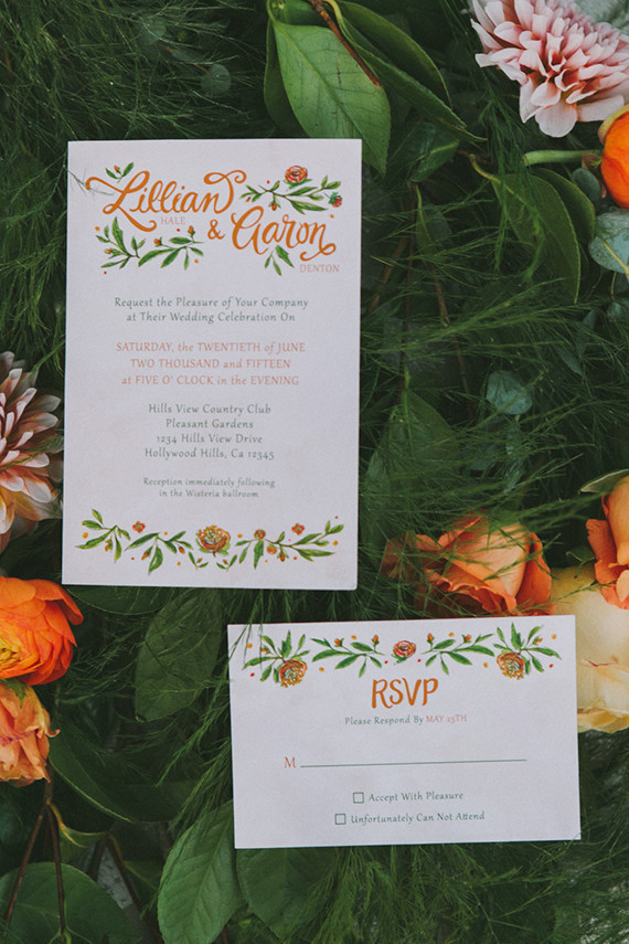 Hollywood Hills wedding inspiration Wedding Inspiration