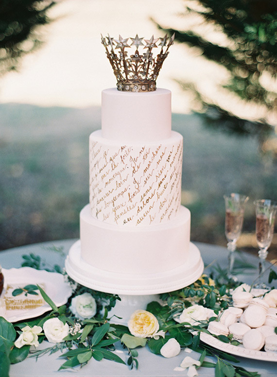 White Garden Wedding Cake