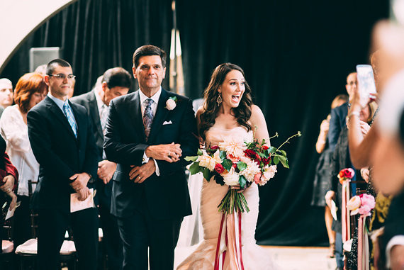 Metallic & pink Boston wedding Wedding Inspiration