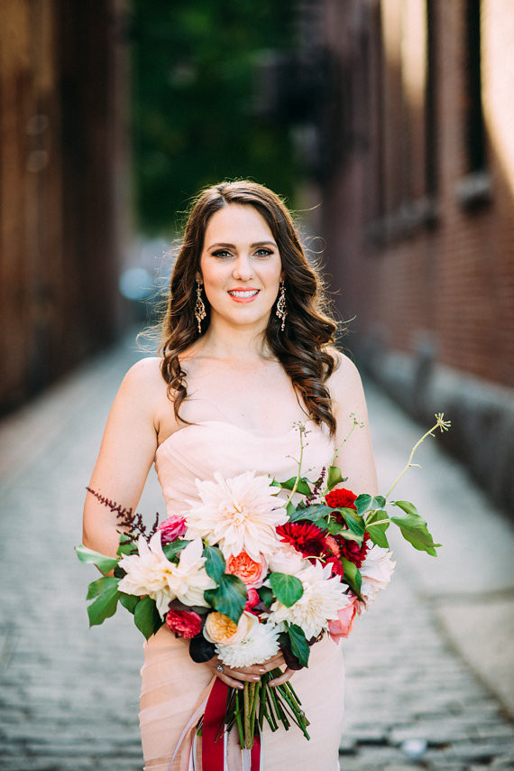 Metallic & pink Boston wedding Wedding Inspiration