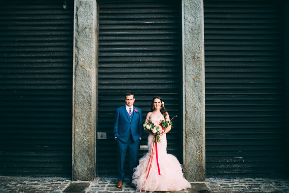 Metallic & pink Boston wedding Wedding Inspiration