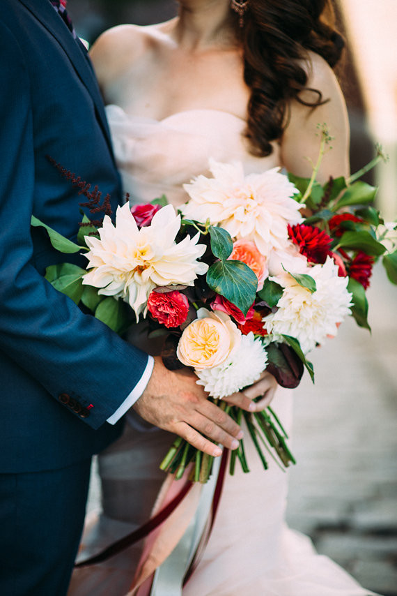 Metallic & pink Boston wedding Wedding Inspiration