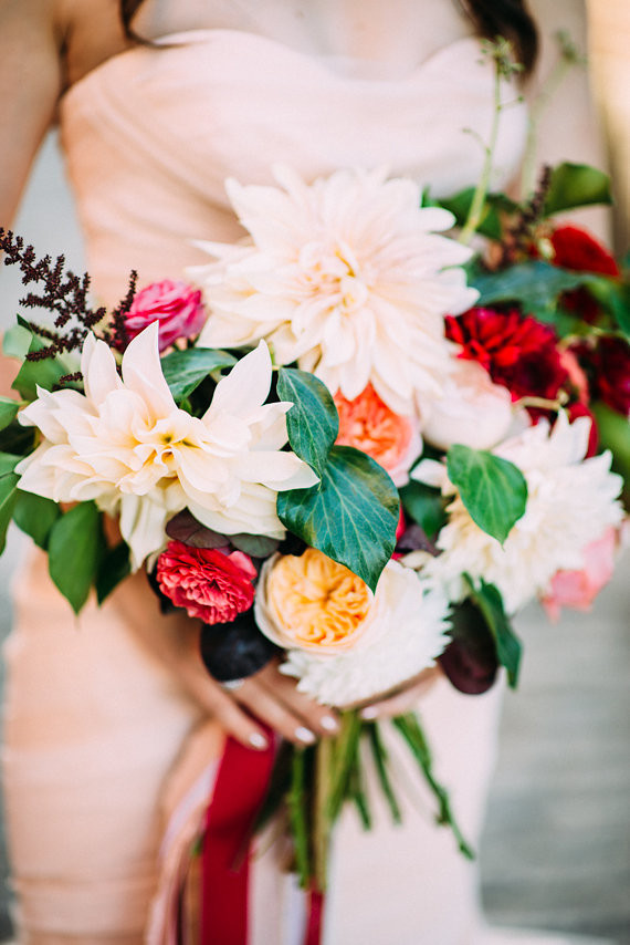 Metallic & pink Boston wedding Wedding Inspiration
