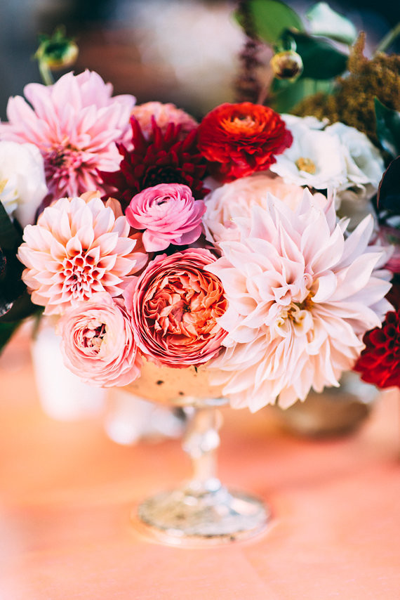 Metallic & pink Boston wedding Wedding Inspiration