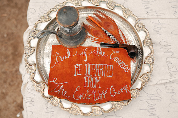 Rustic Christmas inspired signage