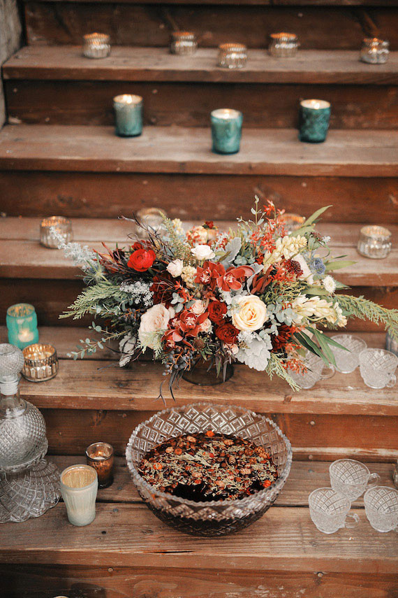 Rustic Christmas inspired decor