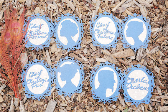 Rustic Christmas Charles Dickens inspired decor