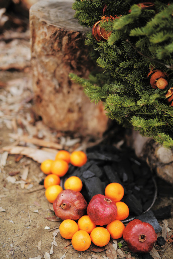 Rustic Christmas inspired decor