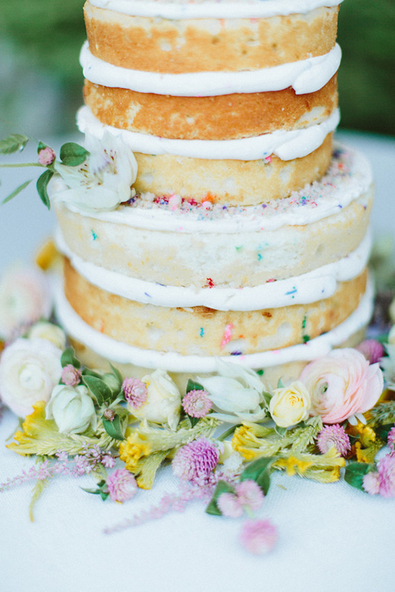 Whimsical California Wedding Cake