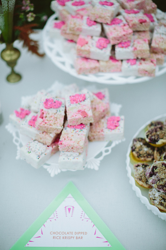 Whimsical California Wedding Food