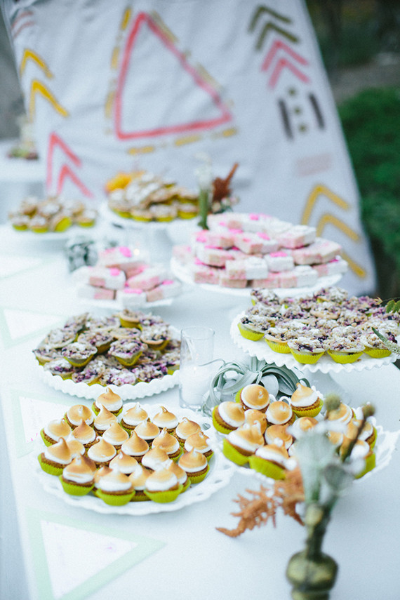 Whimsical California Wedding Food