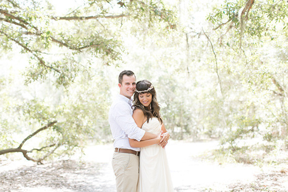 Modern Bohemian Wedding Portrait