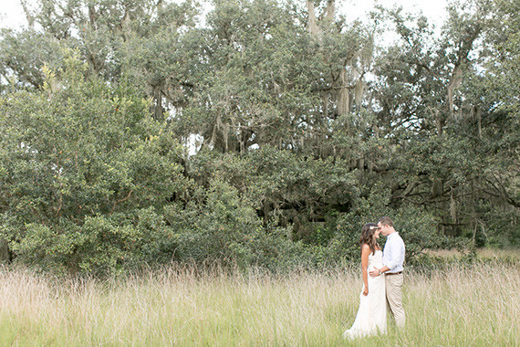 Modern Bohemian Wedding Portrait