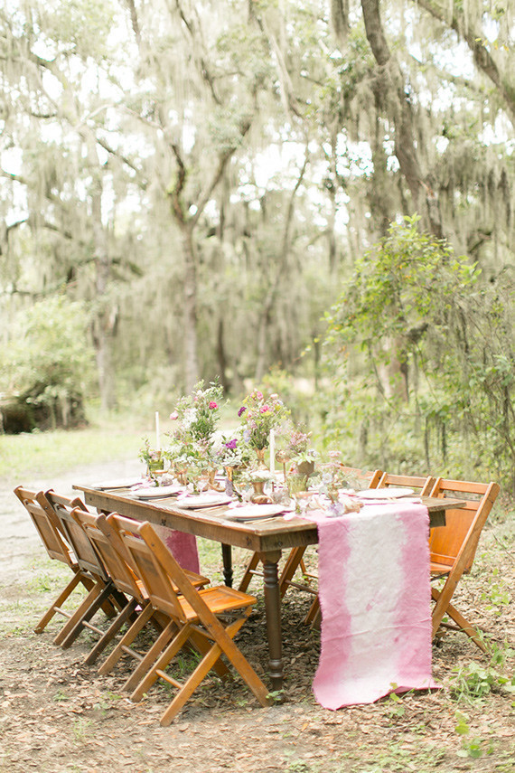 Modern Bohemian Wedding Tablescape Inspiration