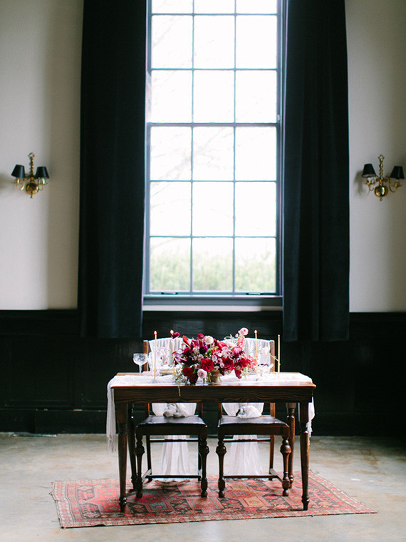 valentines day inspired tablescape