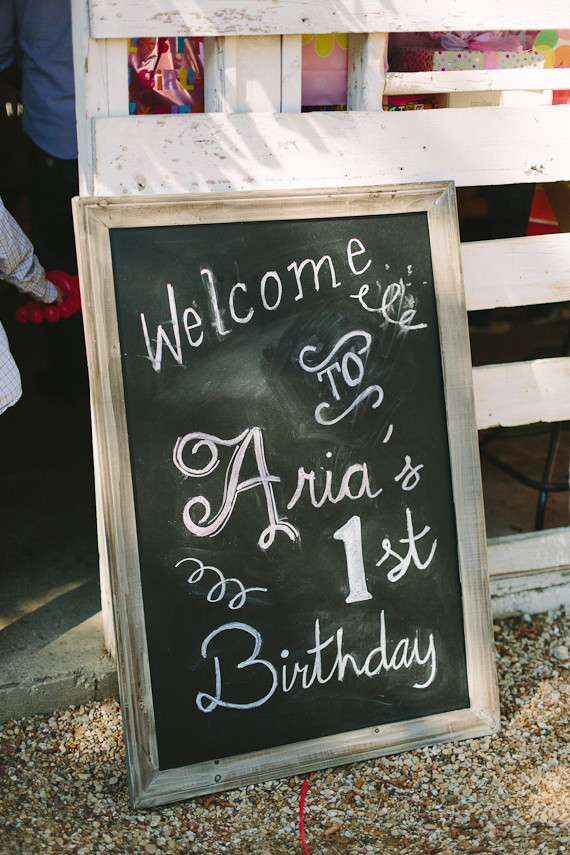 Mint and Pink First Birthday for Aria Wedding Inspiration