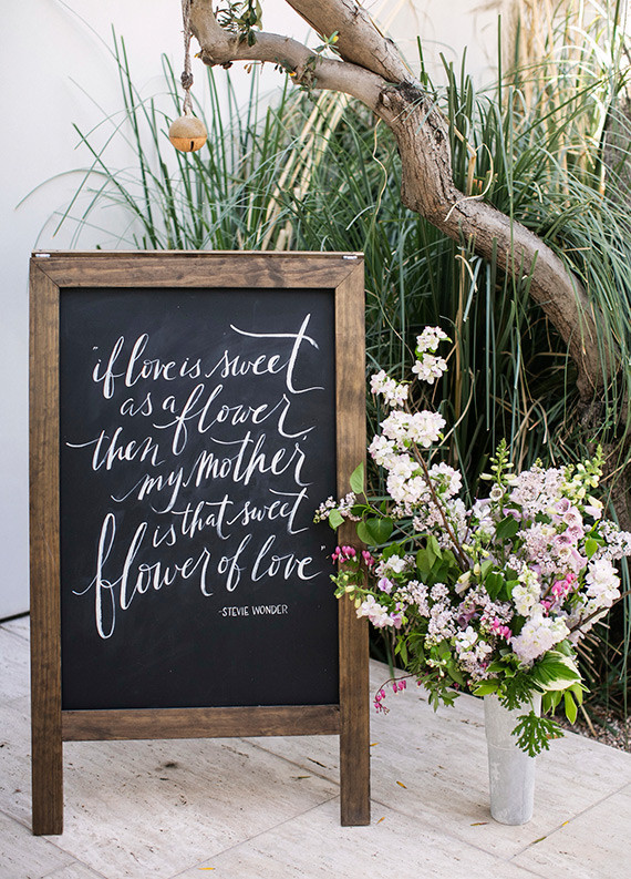 Chalkboard Wedding Inspiration