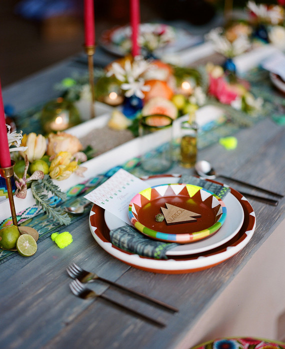 Mexican themed tablescape