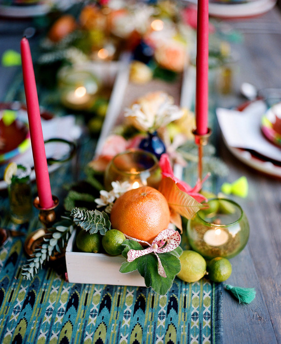 Mexican themed tablescape