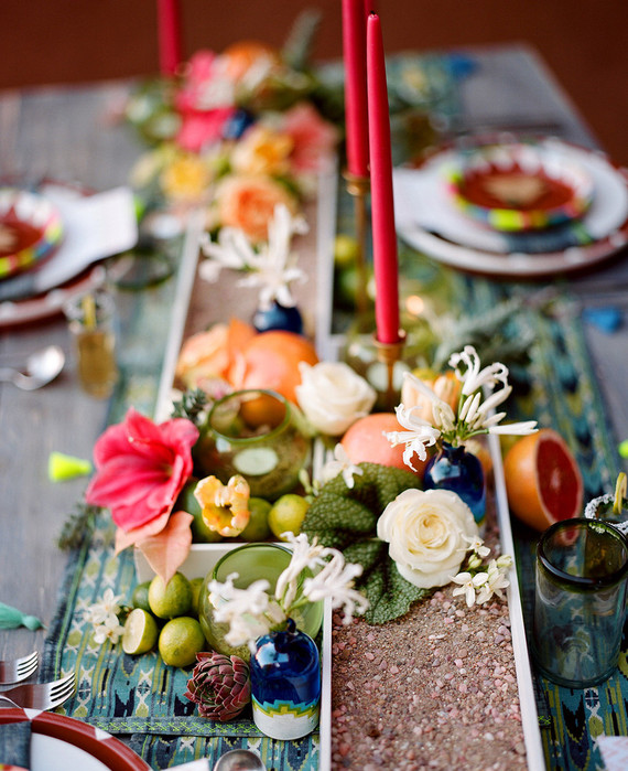 Mexican themed tablescape