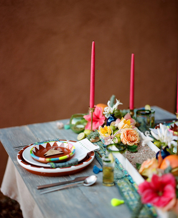 Mexican themed tablescape