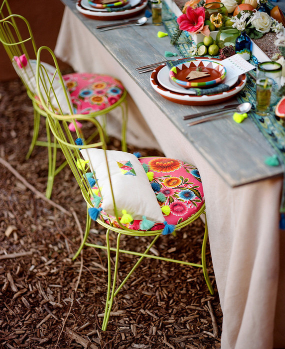 Mexican themed tablescape