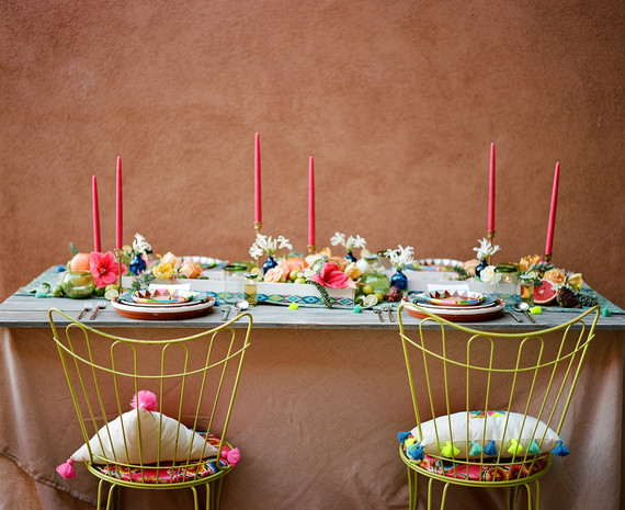 Mexican themed tablescape