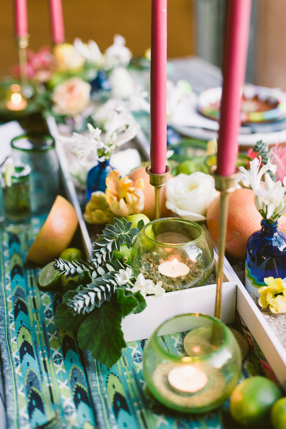 Mexican themed tablescape