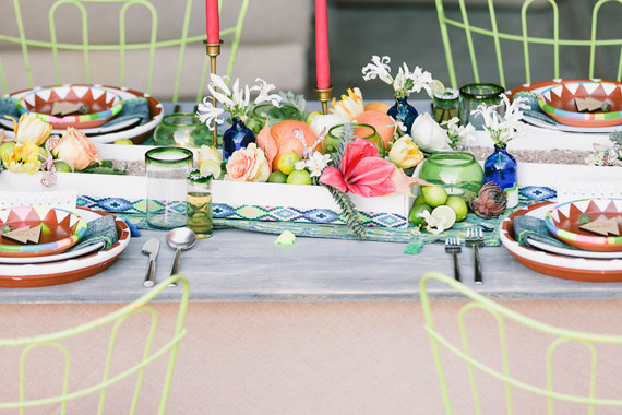 Mexican themed tablescape