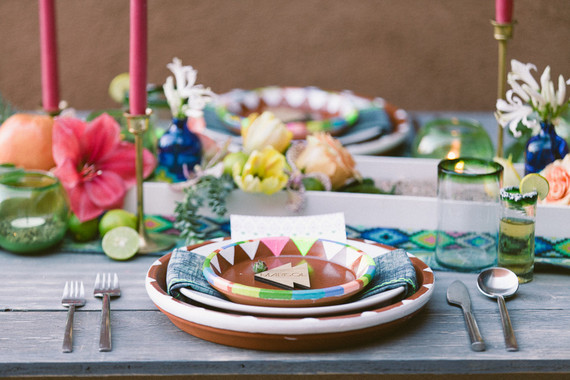 Mexican themed tablescape