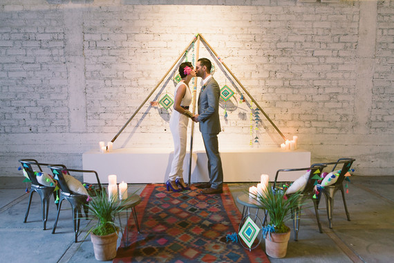 Gods eye ceremony backdrop