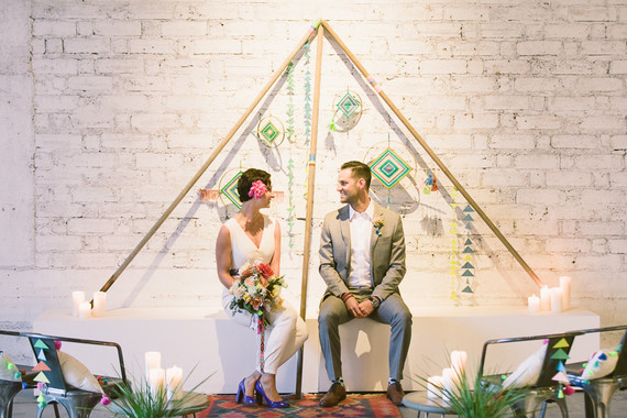 Gods eye ceremony backdrop