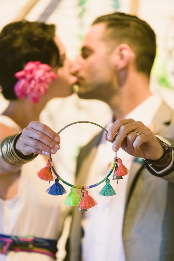 Tassel wedding decor