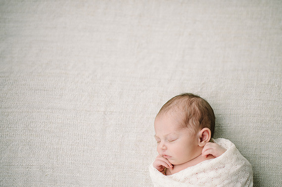 Spring Newborn Photos by Corrina Walker Photography | 100 Layer Cakelet Inspiration
