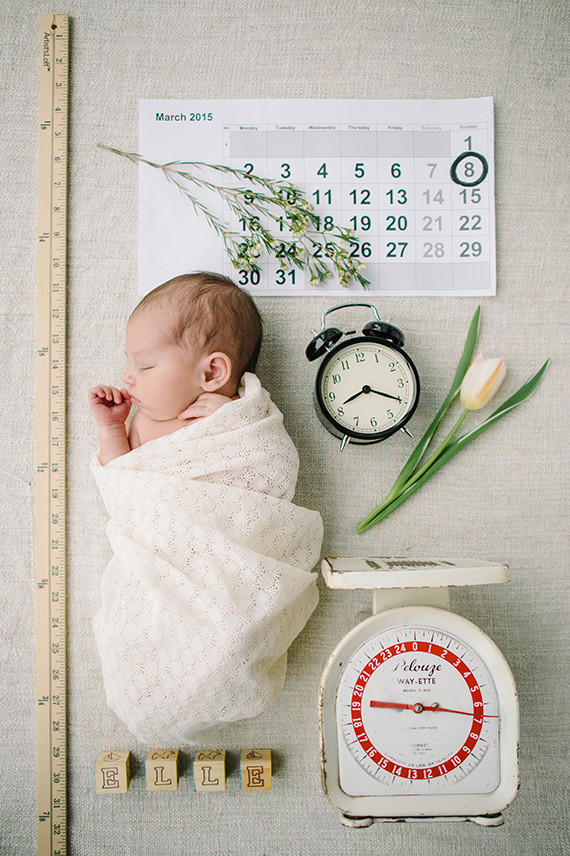 Spring Newborn Photos by Corrina Walker Photography | 100 Layer Cakelet Inspiration