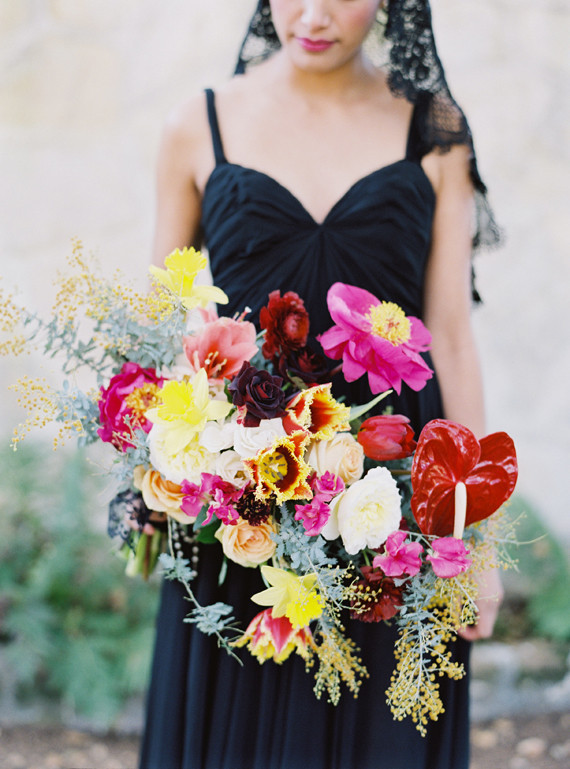 Exotic bridal bouquet