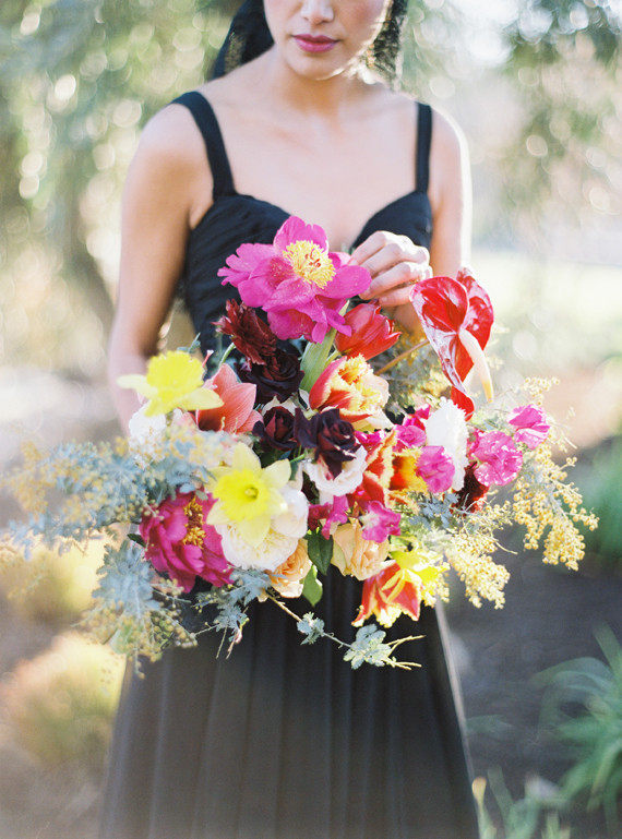 Exotic bridal bouquet