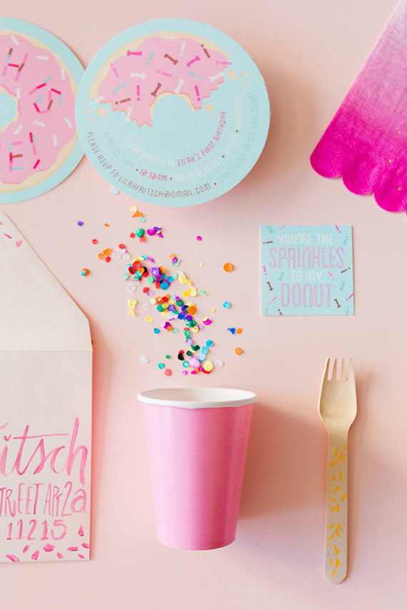 Donut party first birthday | Photos by Nicki Sebastian | 100 Layer Cakelet Inspiration