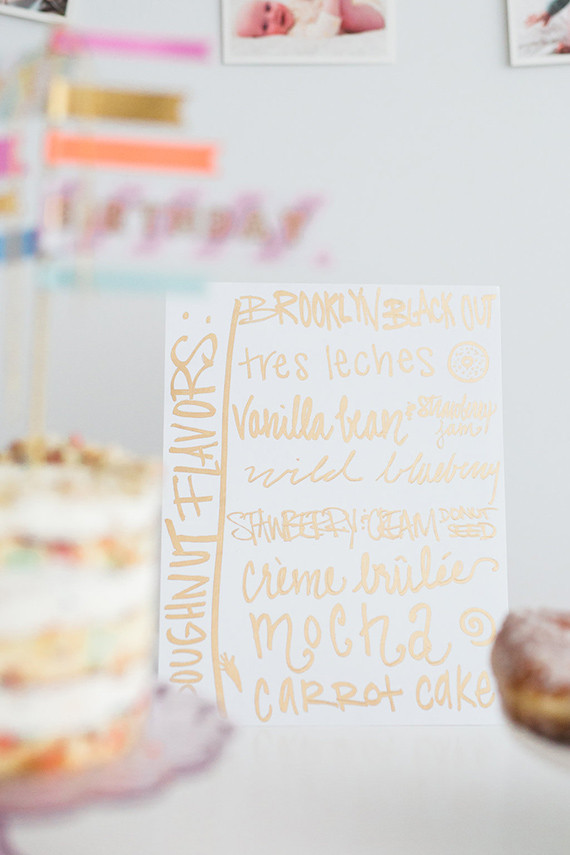 Donut party first birthday | Photos by Nicki Sebastian | 100 Layer Cakelet