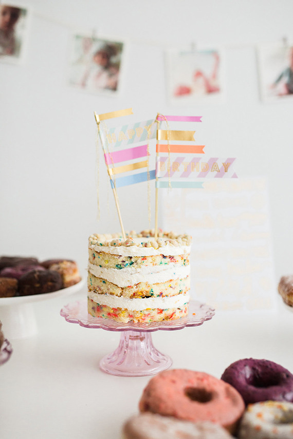 Donut party first birthday | Photos by Nicki Sebastian | 100 Layer Cakelet