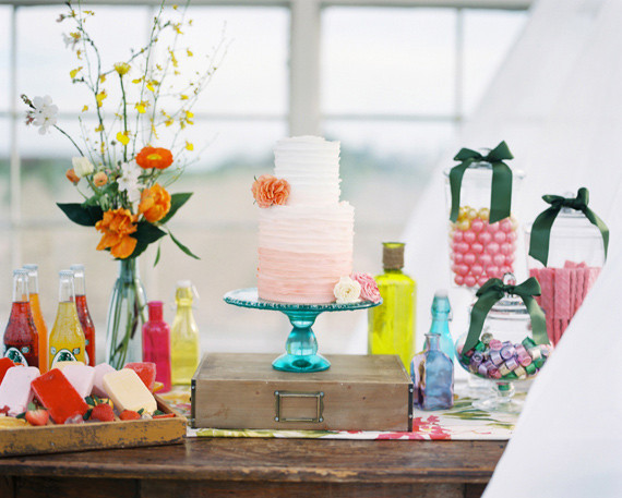Ombre cake