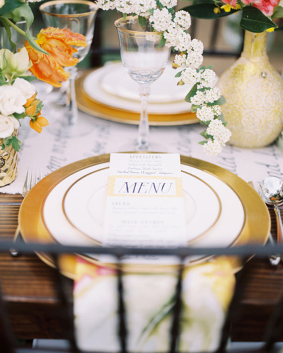 Spring tablescape