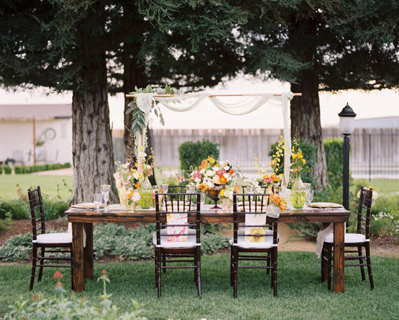 Spring tablescape