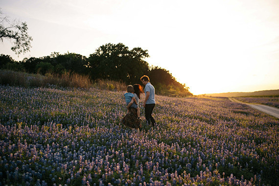 Texas Blue Bonnet Family Photos by Alysha Rainwaters | 100 Layer Cakelet Inspiration
