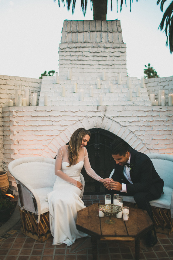 Southern California desert wedding