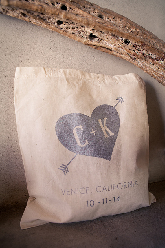Canvas favor tote Inspiration
