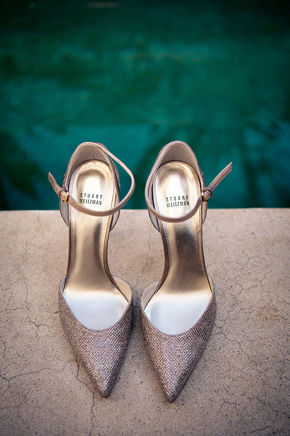 Stuart Weitzman wedding shoes